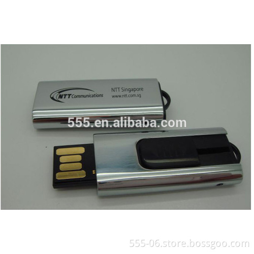 Plastic and metal Material USB flash drive, pull shaped USb drive with UDP chip for promotion